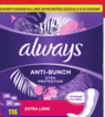 Walmart Always Pads offer