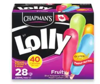 Walmart Chapman's Li'l Lolly Novelties offer