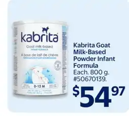 Walmart Kabrita Goat Milk-Based Powder Infant Formula offer