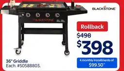 Walmart 36 Griddle offer