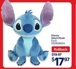 Walmart Disney Stitch Plush offer