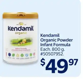 Walmart Kendamil Organic Powder Infant Formula offer