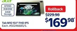 Walmart Tab M10101 FHD IPS offer