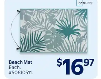 Walmart Beach Mat offer
