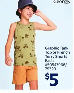 Walmart George. Graphic Tank Top offer