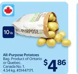 Walmart All-Purpose Potatoes offer