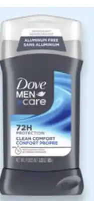 Walmart Dove Men+ Care Deodorant 85g offer