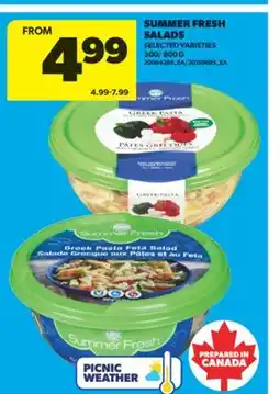 Real Canadian Superstore SUMMER FRESH SALADS, 300/800 G offer