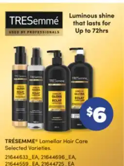 Real Canadian Superstore TRÉSEMME LAMELLAR HAIR CARE offer