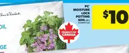 Real Canadian Superstore PC MOISTURE LOCK POTTING SOIL, 25 L offer