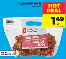 Real Canadian Superstore PC PINK MUSCAT GRAPES offer
