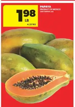 Real Canadian Superstore PAPAYA offer
