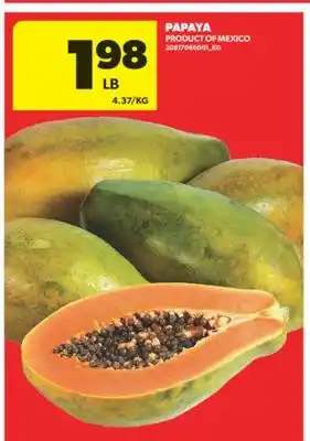 Real Canadian Superstore PAPAYA offer