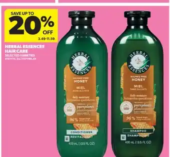 Real Canadian Superstore HERBAL ESSENCES HAIR CARE offer