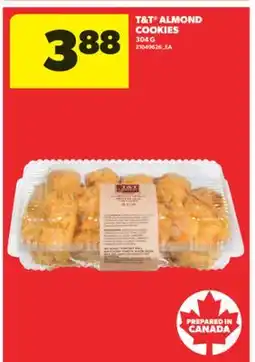 Real Canadian Superstore T & T ALMOND COOKIES, 304 G offer