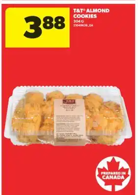 Real Canadian Superstore T & T ALMOND COOKIES, 304 G offer