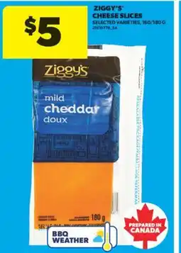 Real Canadian Superstore ZIGGY'S CHEESE SLICES, 160/180 G offer