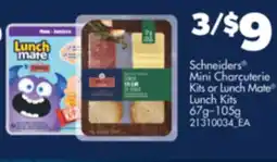 Real Canadian Superstore SCHNEIDERS MINI CHARCUTERIE KITS OR LUNCH MATE LUNCH KITS, 67G - 105G offer