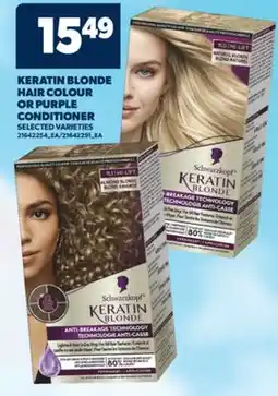 Real Canadian Superstore KERATIN BLONDE HAIR COLOUR OR PURPLE CONDITIONER offer