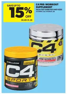 Real Canadian Superstore C4 PRE-WORKOUT SUPPLEMENT offer