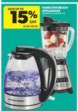 Real Canadian Superstore HAMILTON BEACH APPLIANCES offer