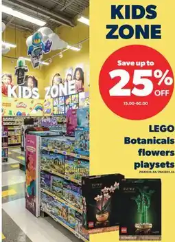 Real Canadian Superstore KIDS ZONE LEGO BOTANICALS FLOWERS PLAYSETS offer
