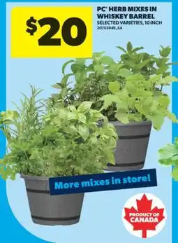 Real Canadian Superstore PC HERB MIXES IN WHISKEY BARREL, , 10 INCH offer