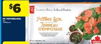 Real Canadian Superstore PC POTTING SOIL, 25 L offer