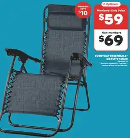 Real Canadian Superstore EVERYDAY ESSENTIALS GRAVITY CHAIR offer