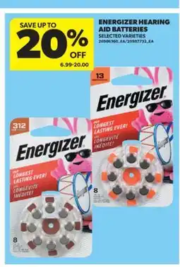 Real Canadian Superstore ENERGIZER HEARING AID BATTERIES offer