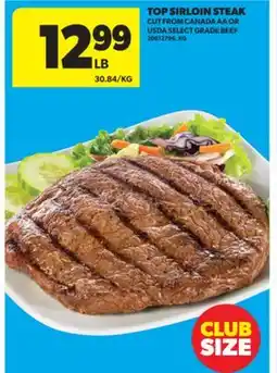 Real Canadian Superstore TOP SIRLOIN STEAK offer