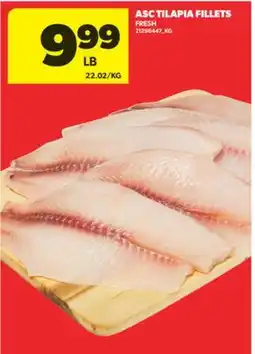 Real Canadian Superstore ASC TILAPIA FILLETS offer