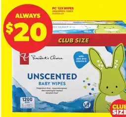 Real Canadian Superstore PC 12X WIPES, 1200' S offer