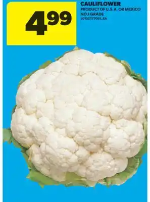 Real Canadian Superstore CAULIFLOWER offer