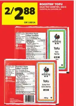 Real Canadian Superstore ROOSTER TOFU, 454 G offer