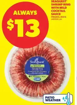 Real Canadian Superstore SEAQUEST SHRIMP RING WITH MILD COCKTAIL SAUCE, 454 G offer
