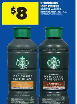 Real Canadian Superstore STARBUCKS ICED COFFEE, 1.18/1.42 L offer