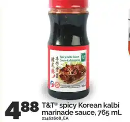 Real Canadian Superstore T&T SPICY KOREAN KALBI MARINADE SAUCE, 765 ML offer