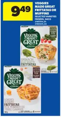 Real Canadian Superstore VEGGIES MADE GREAT FRITTATAS OR MUFFINS, 340 G offer