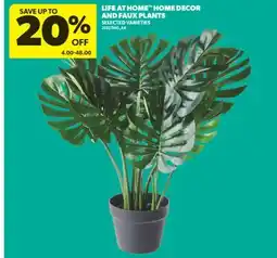Real Canadian Superstore LIFE AT HOME HOME DECOR AND FAUX PLANTS offer