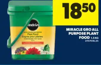 Real Canadian Superstore MIRACLE GRO ALL PURPOSE PLANT FOOD, 1.5 KG offer
