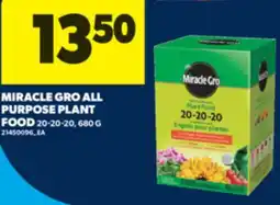 Real Canadian Superstore MIRACLE GRO ALL PURPOSE PLANT FOOD, 680 G offer