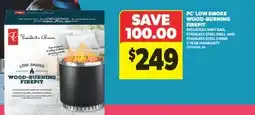 Real Canadian Superstore PC LOW SMOKE WOOD-BURNING FIREPIT offer