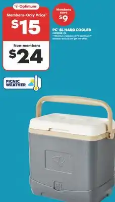 Real Canadian Superstore PC 8L HARD COOLER offer