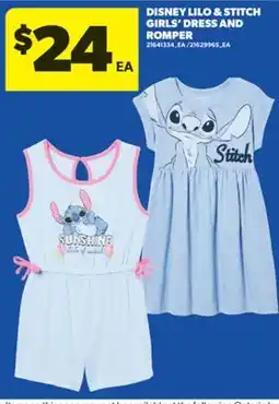 Real Canadian Superstore DISNEY LILO & STITCH GIRLS' DRESS AND ROMPER offer