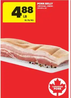 Real Canadian Superstore PORK BELLY offer