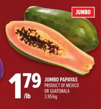 Metro JUMBO JUMBO PAPAYAS offer