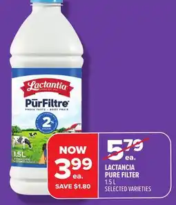 Metro LACTANCIA PURE FILTER offer