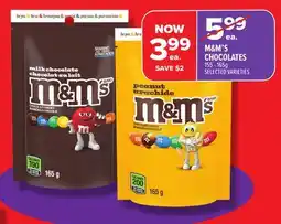Metro M & M' S CHOCOLATES offer