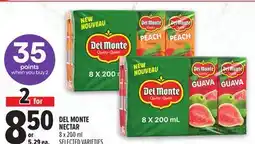Metro DEL MONTE NECTAR offer